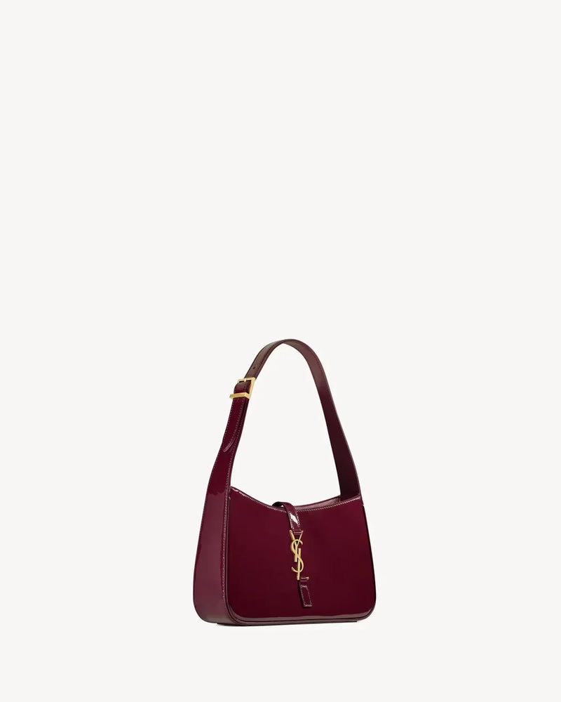 YSL - le 5 à 7 en cuir verni Red