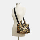 Cargo Tote 26 With Leopard Print