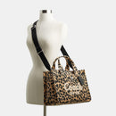 Cargo Tote With Leopard Print