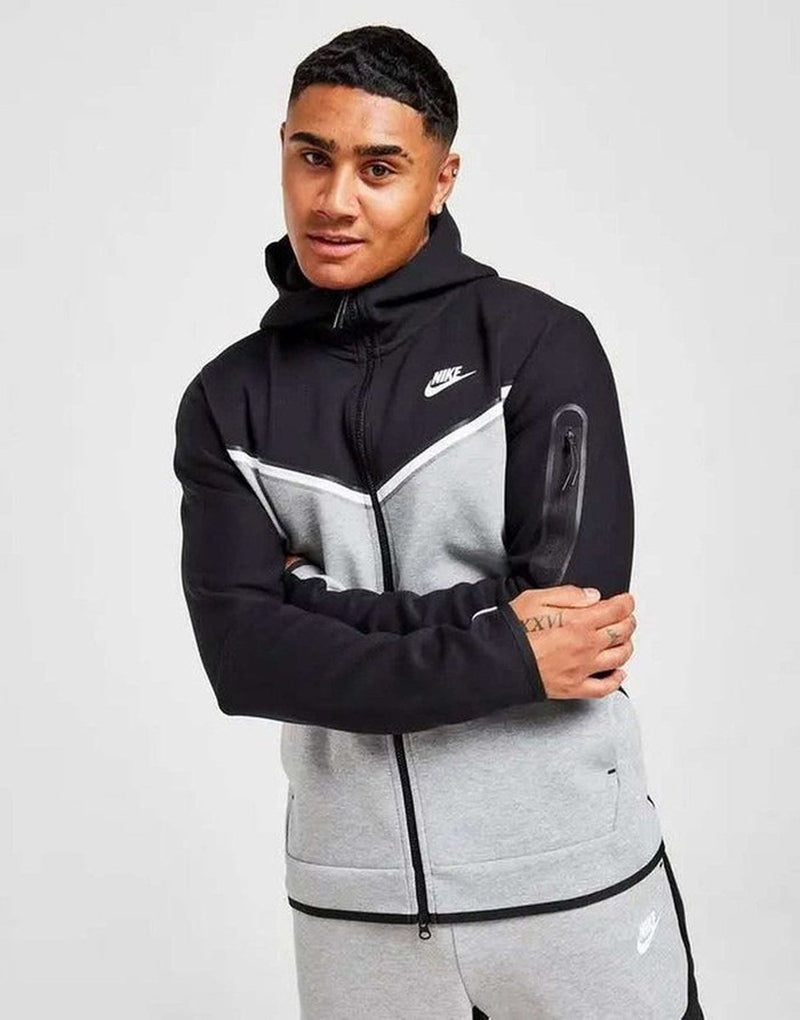 Nike Tech Fleece Tracksuit Grey/Black S22