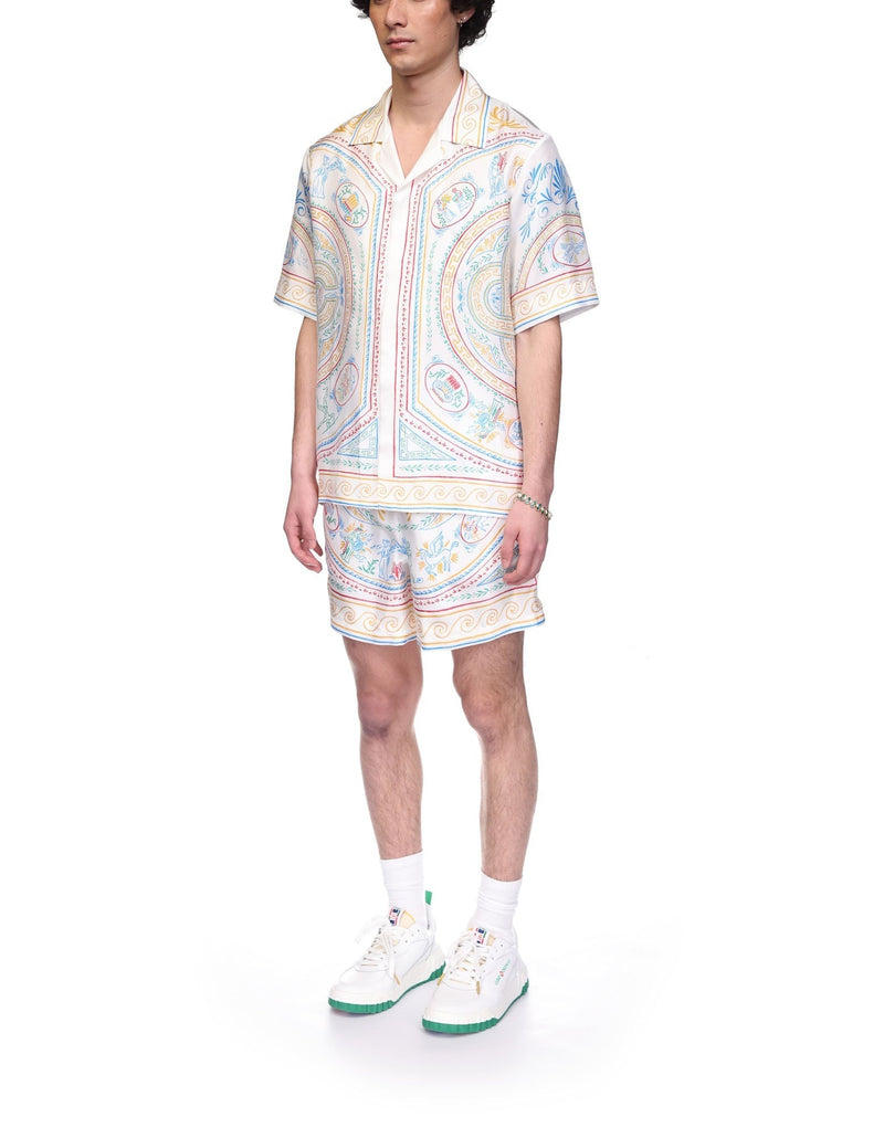 Crayon Vase Silk Shirt