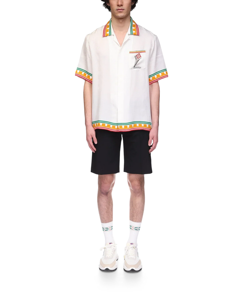 Leaning Column Silk Shirt