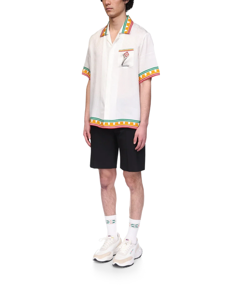 Leaning Column Silk Shirt