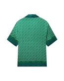 Column Monogram Silk Shirt