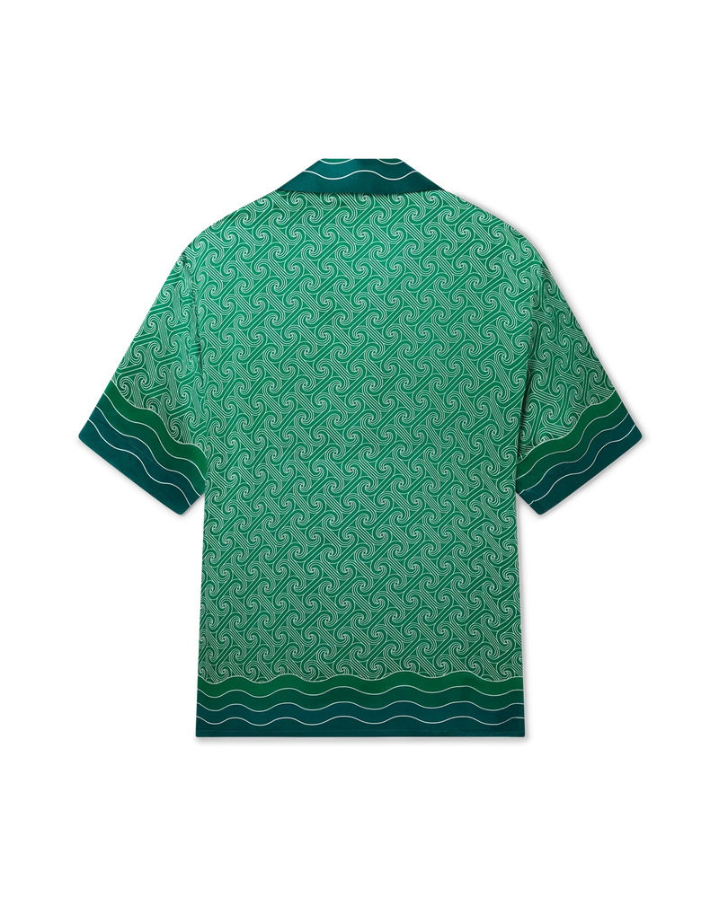 Column Monogram Silk Shirt