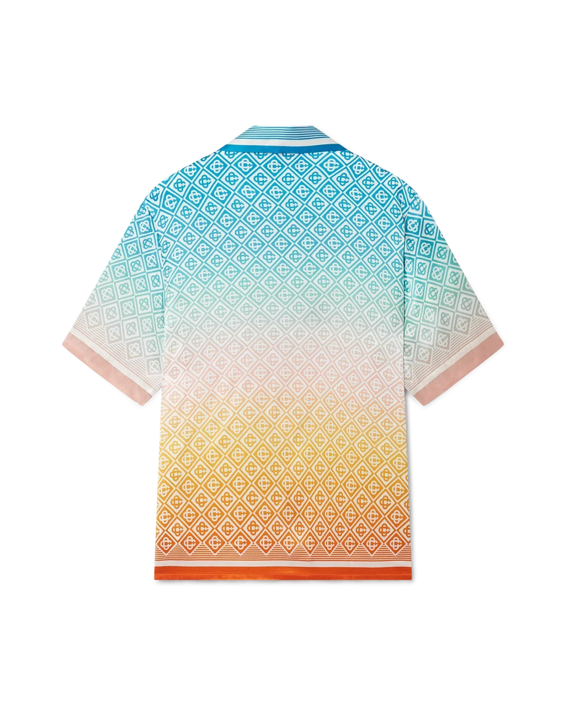 Gradient Monogram Silk Shirt