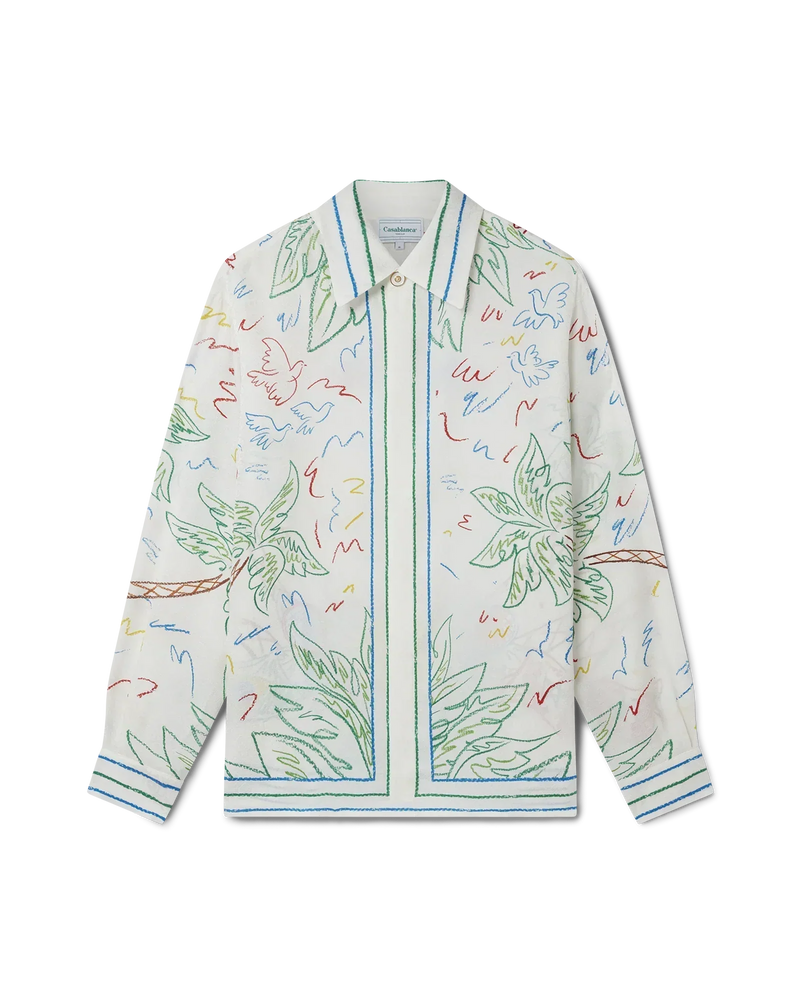 Crayon Tennis Club Silk Shirt