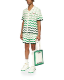 Ensemble Wavy Gradient Crochet