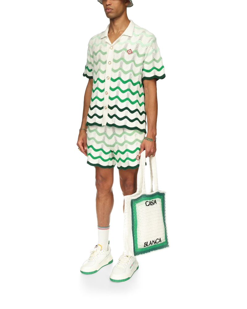 Ensemble Wavy Gradient Crochet