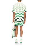 Ensemble Wavy Gradient Crochet