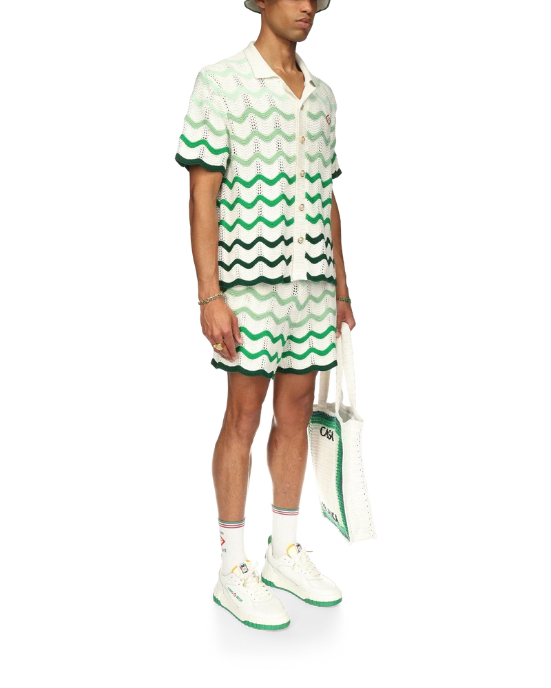 Ensemble Wavy Gradient Crochet