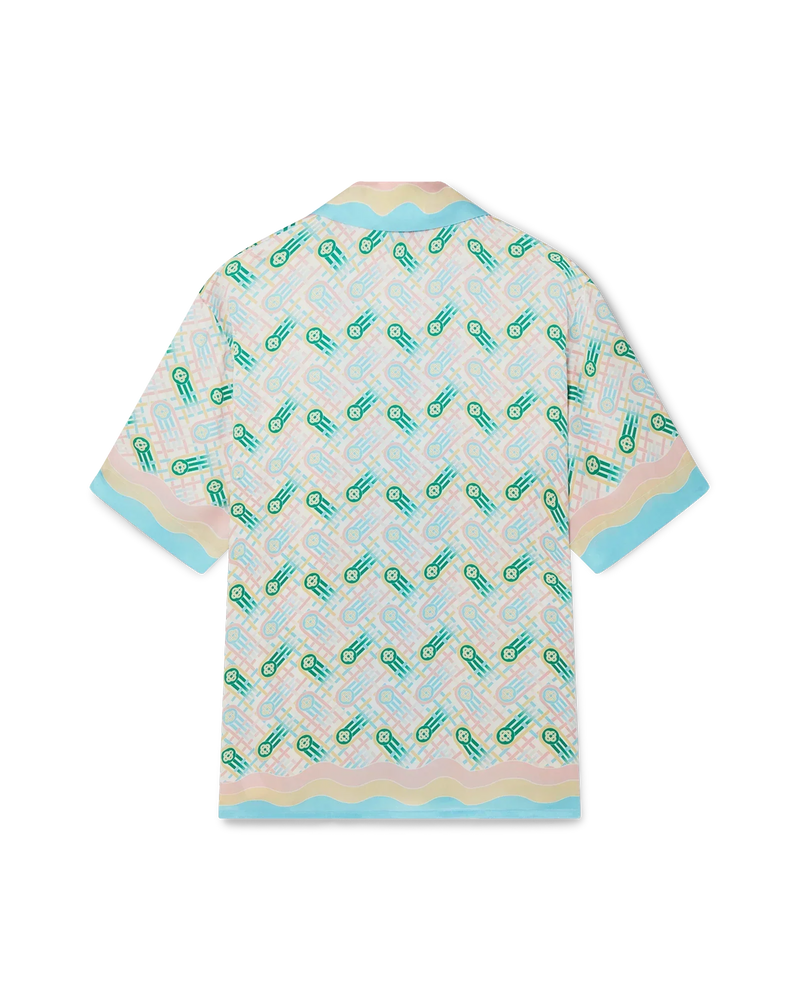 Ping Pong Short Sleeve Silk Shirt