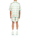 Ping Pong Short Sleeve Silk Shirt