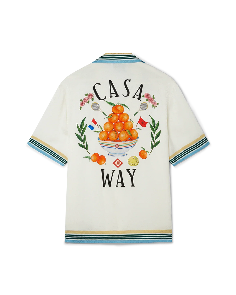 Casa Way Short Sleeve Silk Shirt