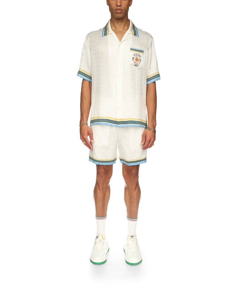 Casa Way Short Sleeve Silk Shirt