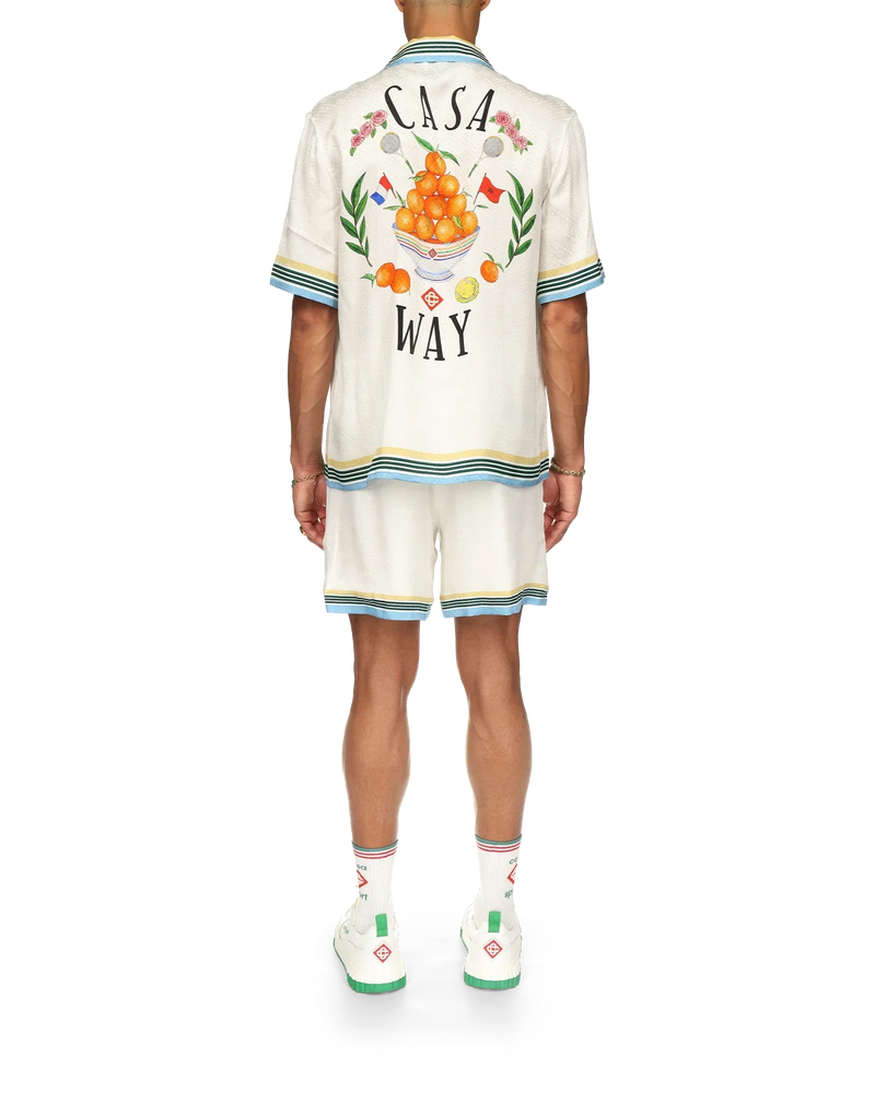 Casa Way Short Sleeve Silk Shirt