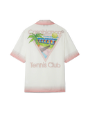 Tennis Club Icon Short Sleeve Silk Shirt