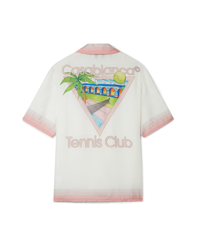 Tennis Club Icon Short Sleeve Silk Shirt