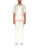 Tennis Club Icon Short Sleeve Silk Shirt