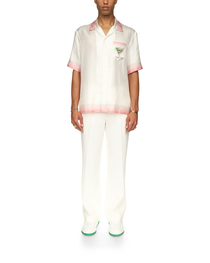 Tennis Club Icon Short Sleeve Silk Shirt