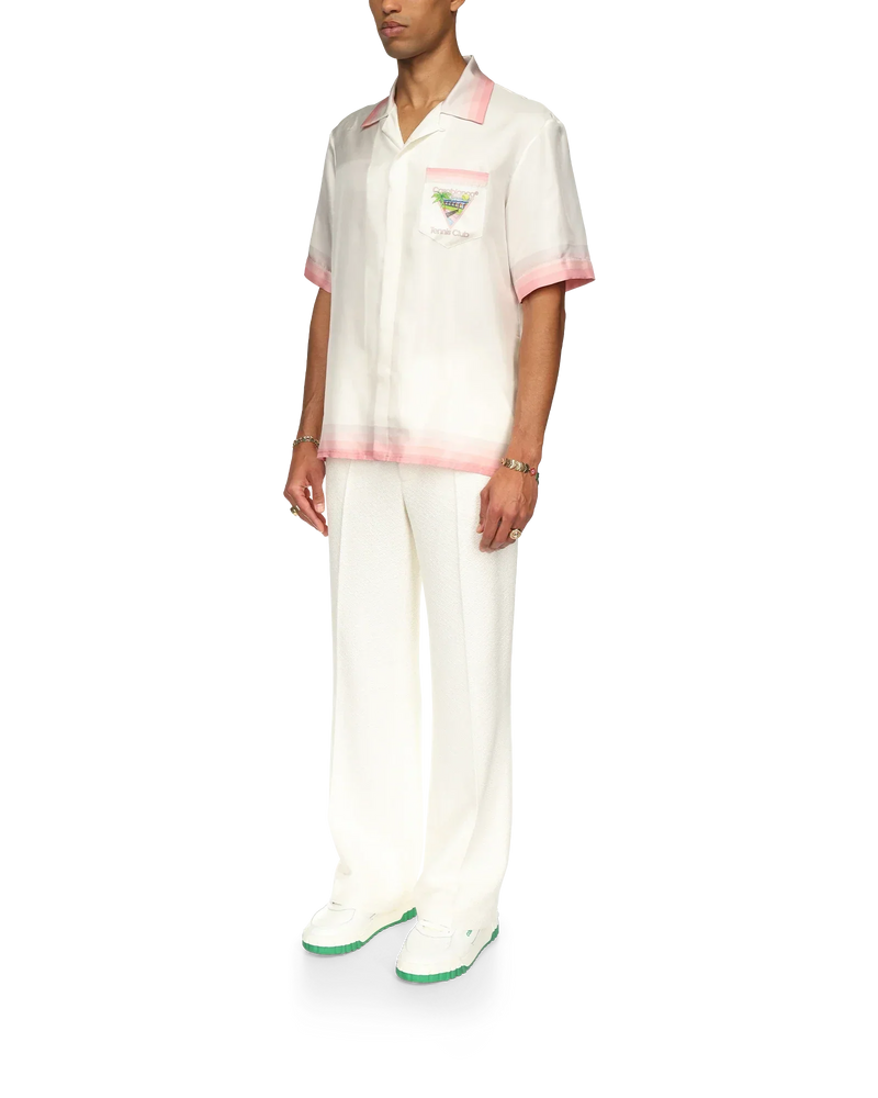 Tennis Club Icon Short Sleeve Silk Shirt