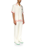 Tennis Club Icon Short Sleeve Silk Shirt