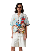 Celebration Du Sport Short Sleeve Silk Shirt