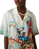 Celebration Du Sport Short Sleeve Silk Shirt