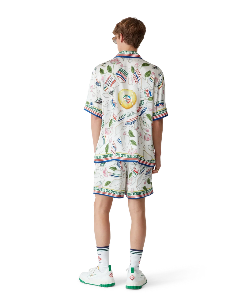 Le Vase Brise Short Sleeve Silk Shirt