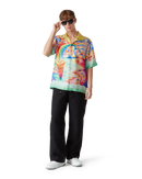 Nature's Teacher Short Sleeve Silk Shirt