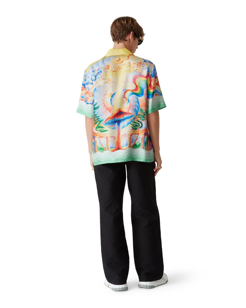 Nature's Teacher Short Sleeve Silk Shirt