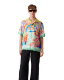 Nature's Teacher Short Sleeve Silk Shirt