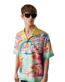 Nature's Teacher Short Sleeve Silk Shirt