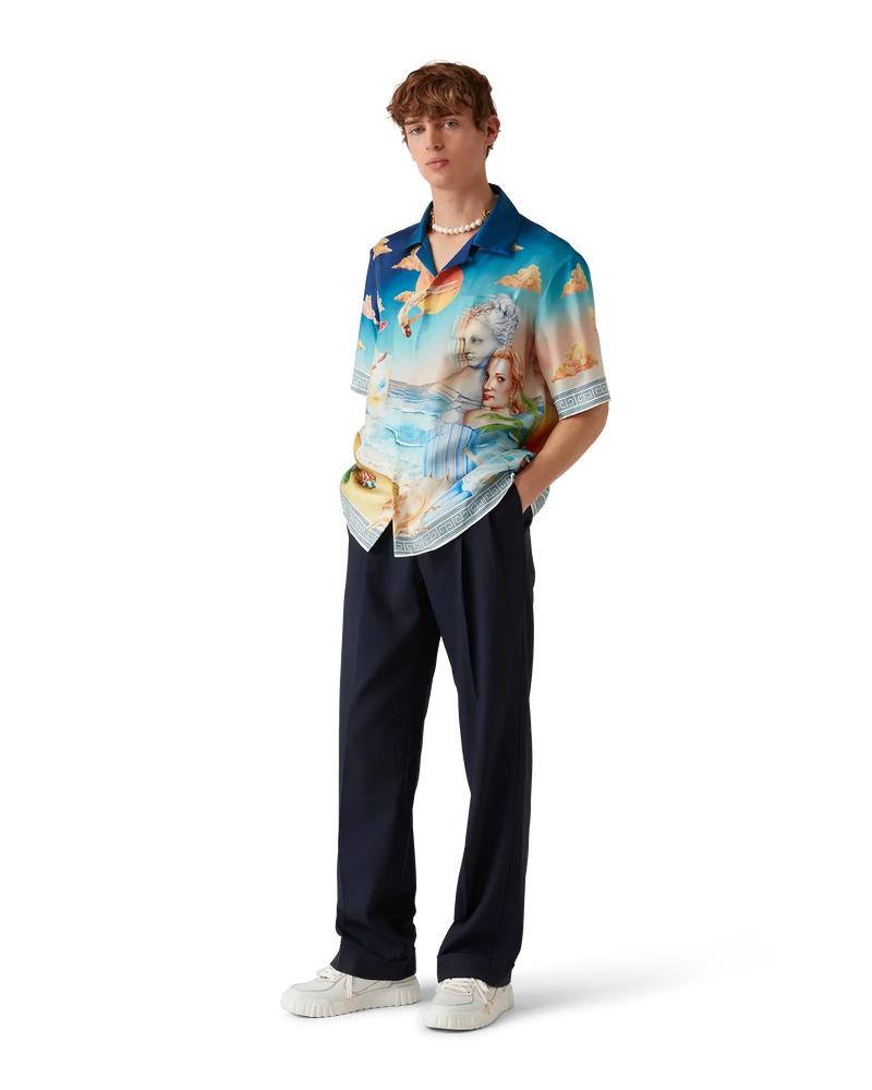 Le Plongeon Short Sleeve Silk Shirt