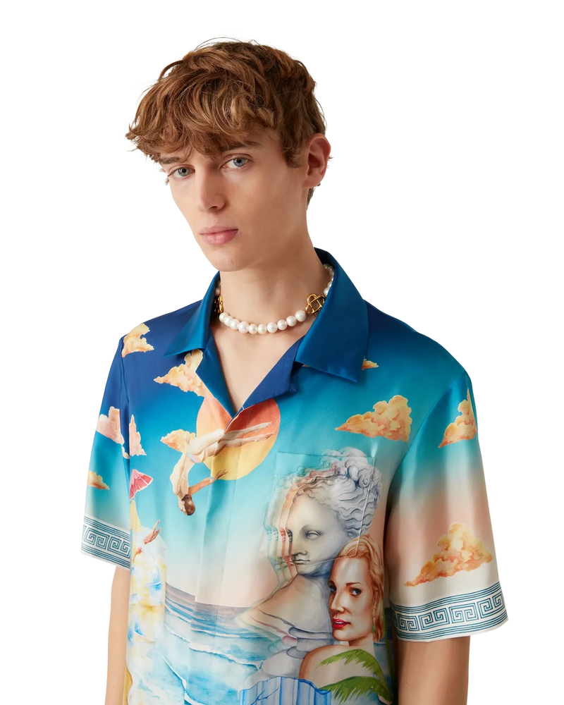 Le Plongeon Short Sleeve Silk Shirt