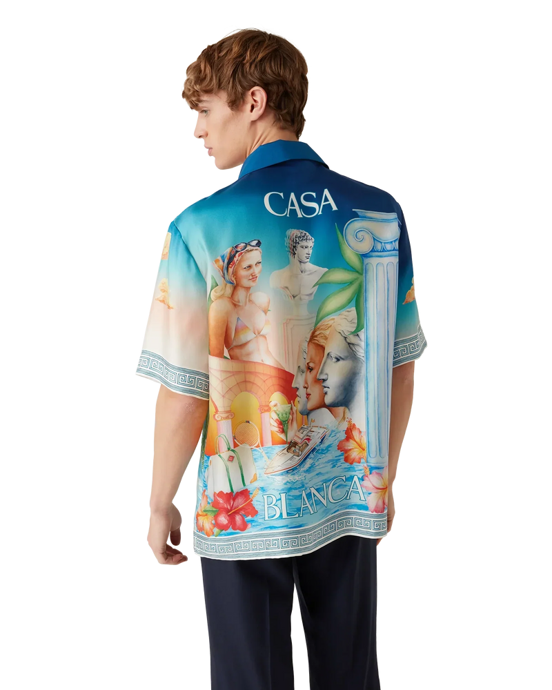 Le Plongeon Short Sleeve Silk Shirt