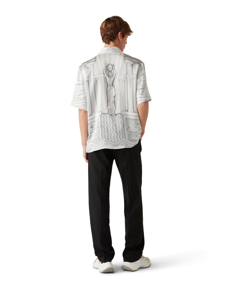 Sacred Stone Short Sleeve Silk Shirt