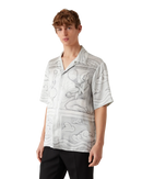 Sacred Stone Short Sleeve Silk Shirt