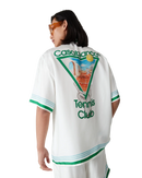 Metaphysical Tennis Icon Short Sleeve Silk Shirt