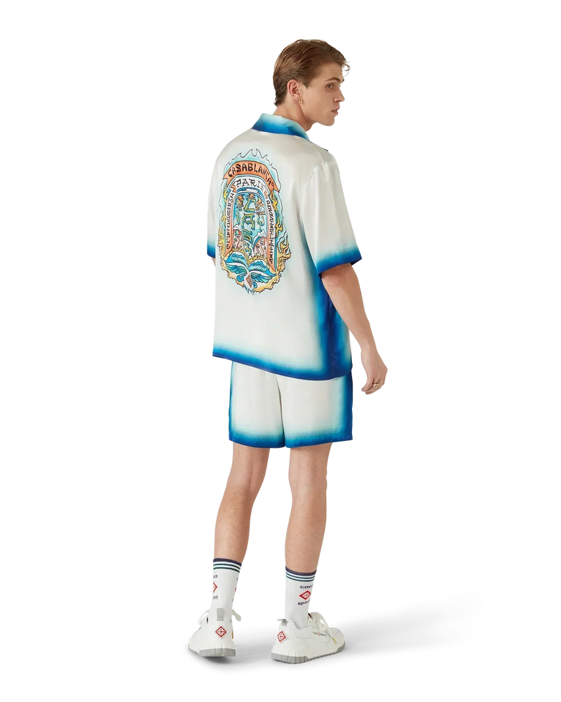 Casa Way Skate Short Sleeve Silk Shirt