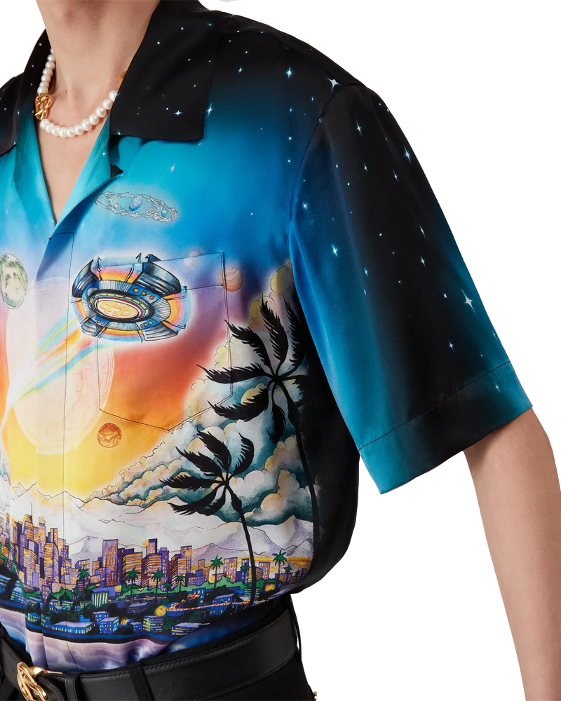 La Prémonition Short Sleeve Silk Shirt