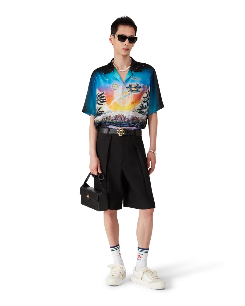 La Prémonition Short Sleeve Silk Shirt