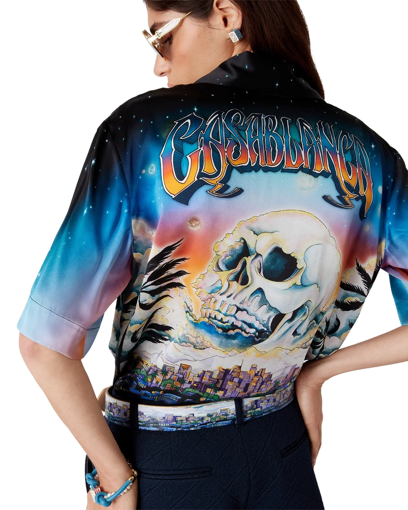 La Prémonition Short Sleeve Silk Shirt