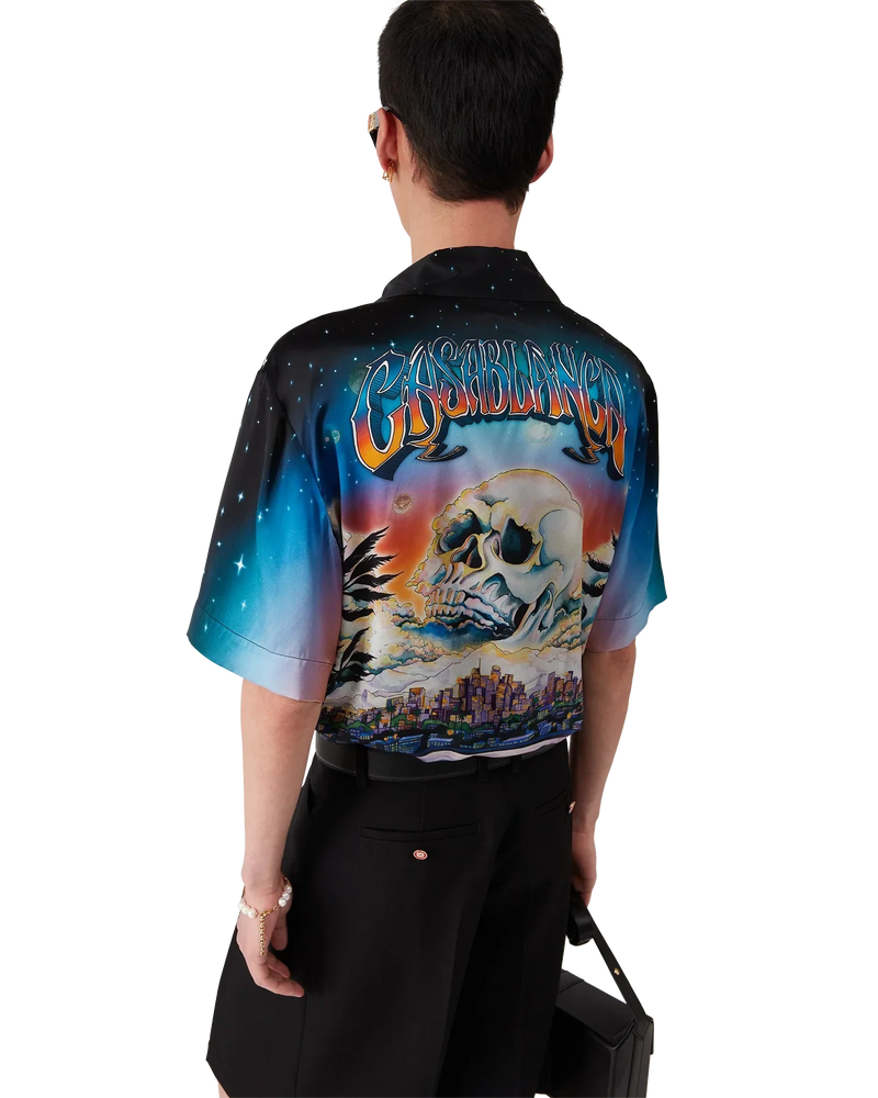 La Prémonition Short Sleeve Silk Shirt