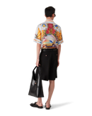 La Tornade De Rose Short Sleeve Silk Shirt