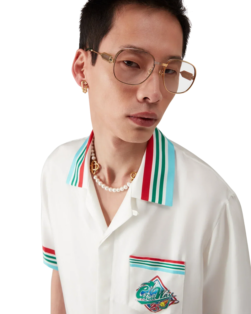 Casa Way World Series Short Sleeve Silk Shirt