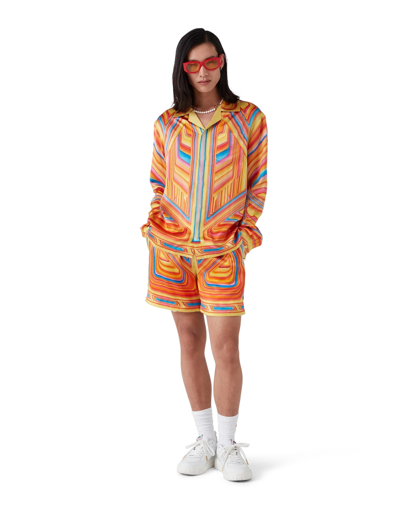 Low Rider Long Sleeve Silk Shirt