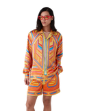 Low Rider Long Sleeve Silk Shirt