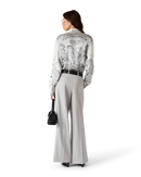 Tattoo Long Sleeve Silk Shirt