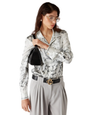 Tattoo Long Sleeve Silk Shirt